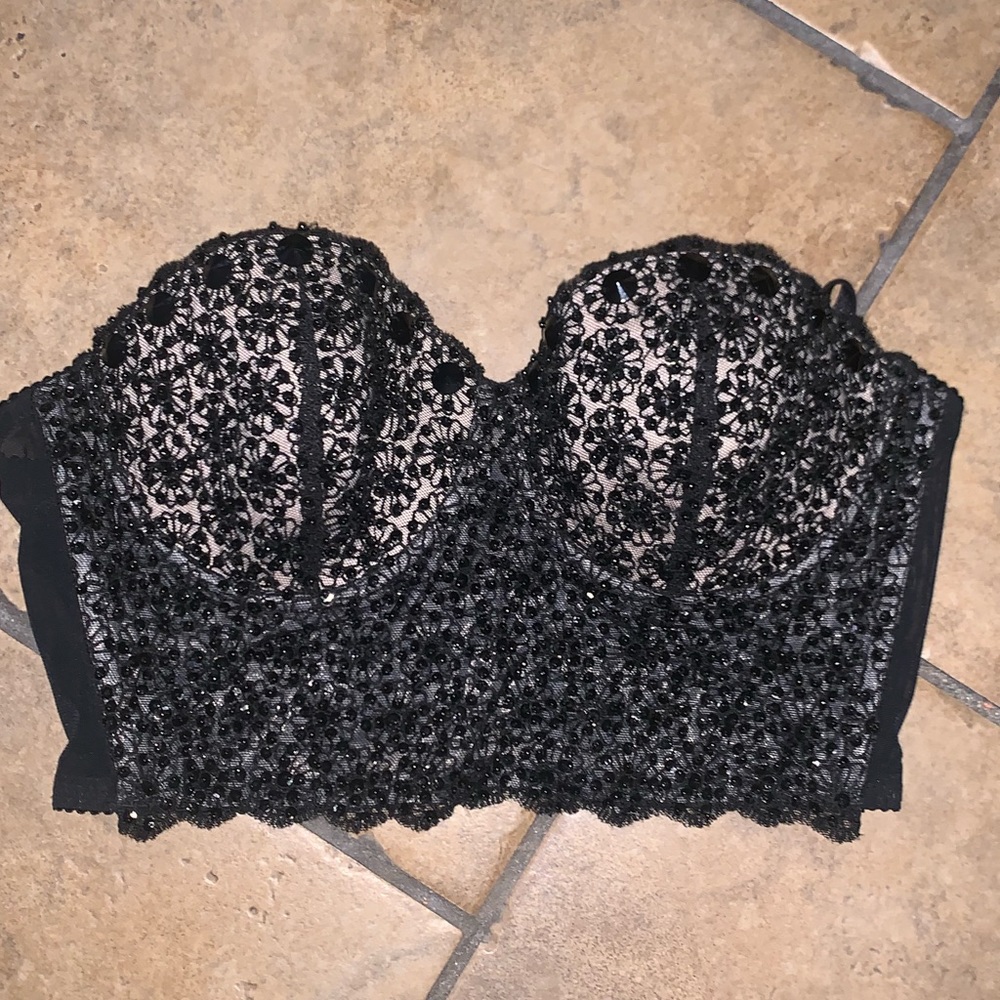 Bebe beaded bralette
